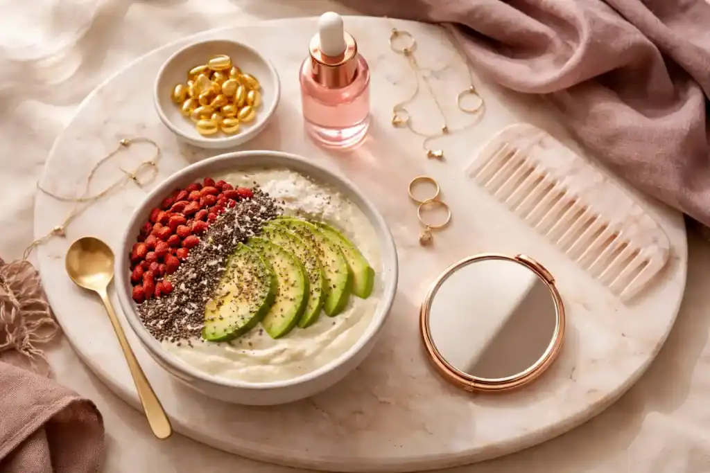 complement alimentaire pour peau seche gélules huile smoothie accessoires