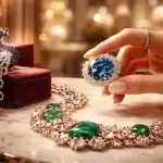 Le bijou le plus cher du monde, Diamant Hope sur table de luxe