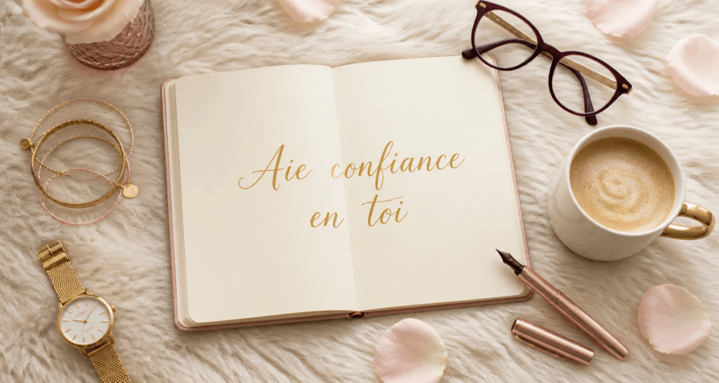 ai confiance en toi carnet doré