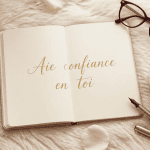 ai confiance en toi carnet doré