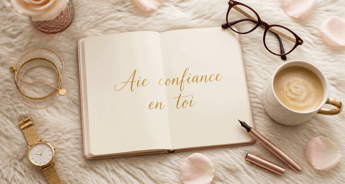 ai confiance en toi carnet doré