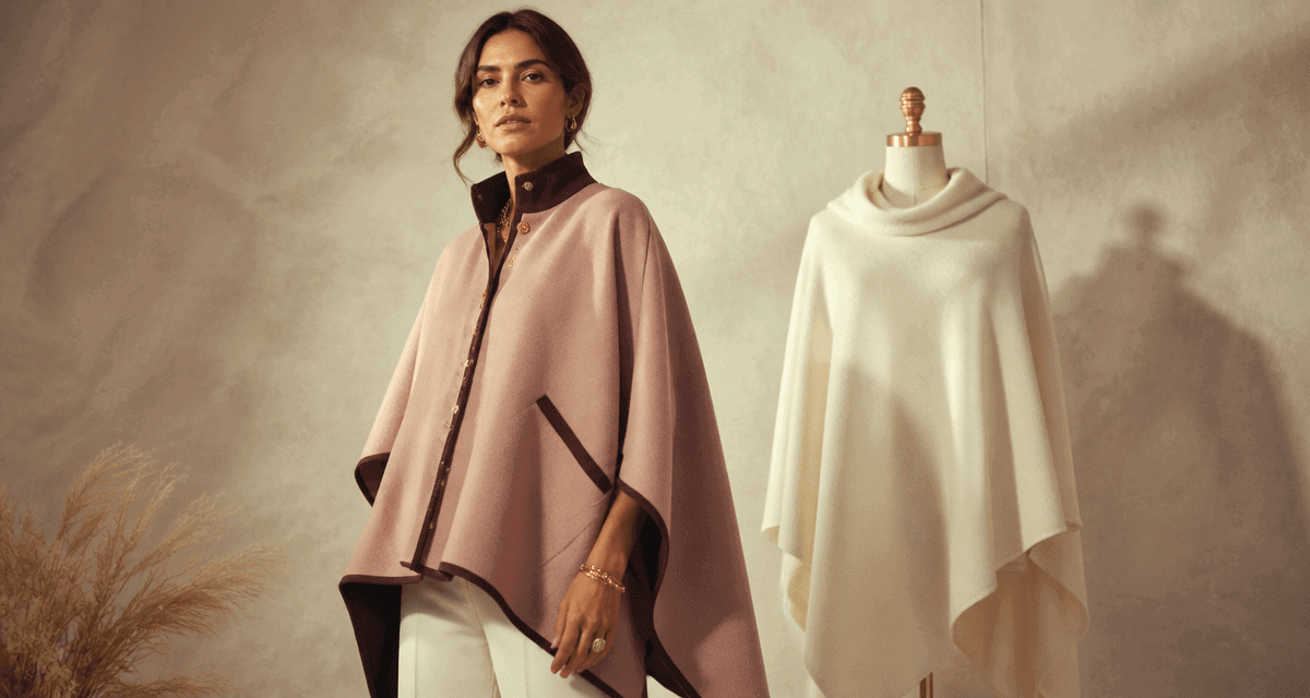 Capes ponchos femmes laine mérinos et cachemire