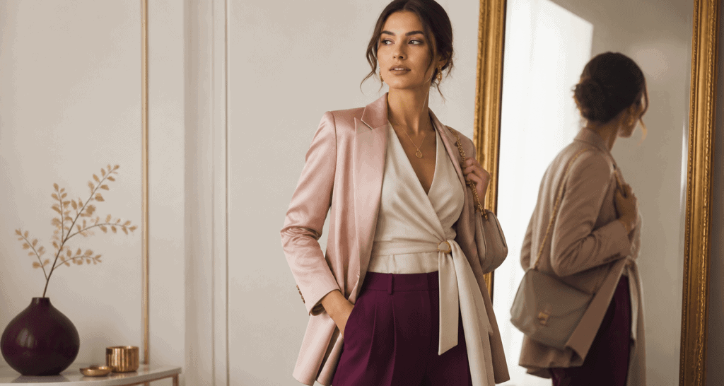 comment s habiller quand on a du ventre femme robe portefeuille blazer
