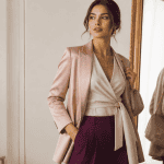 comment s habiller quand on a du ventre femme robe portefeuille blazer