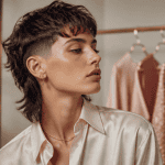 coupe mulet moderne femme portrait