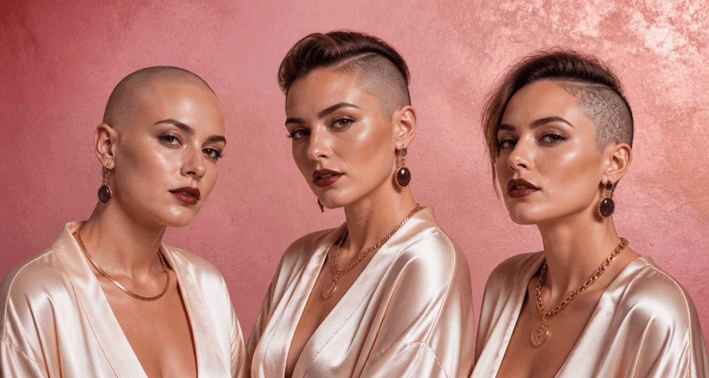 Coupes rasees femmes trois styles mode