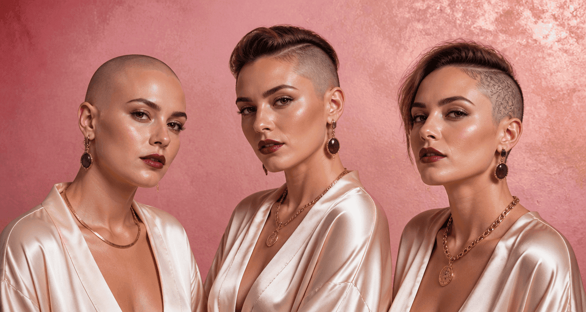 Coupes rasees femmes trois styles mode