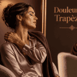Douleur trapèze signification spirituelle femme élégante