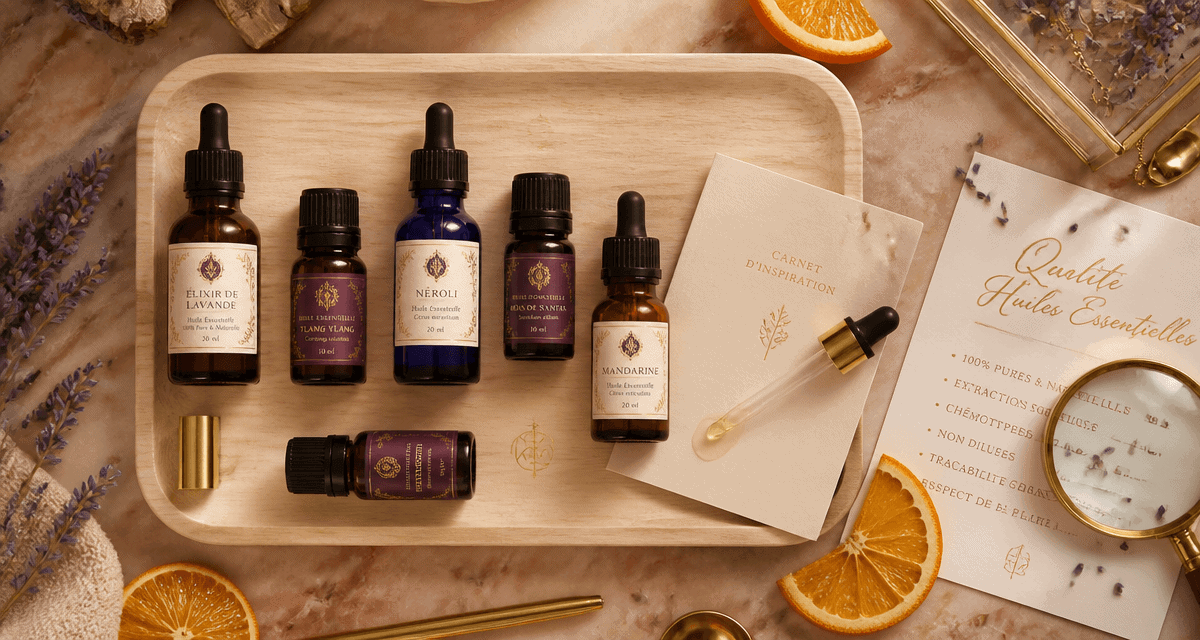 huiles essentielles marques flacons luxe