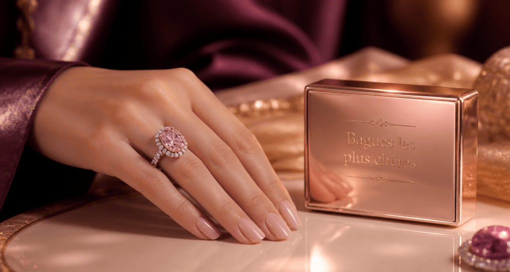 la bague la plus chère du monde diamant rose Pink Star
