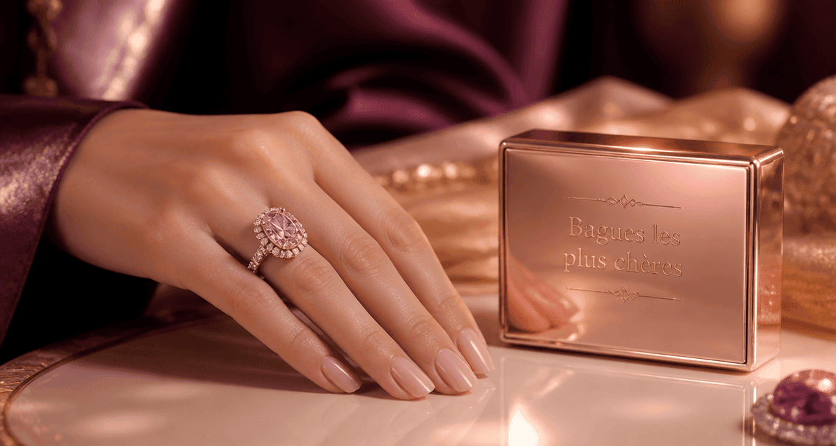 la bague la plus chère du monde diamant rose Pink Star