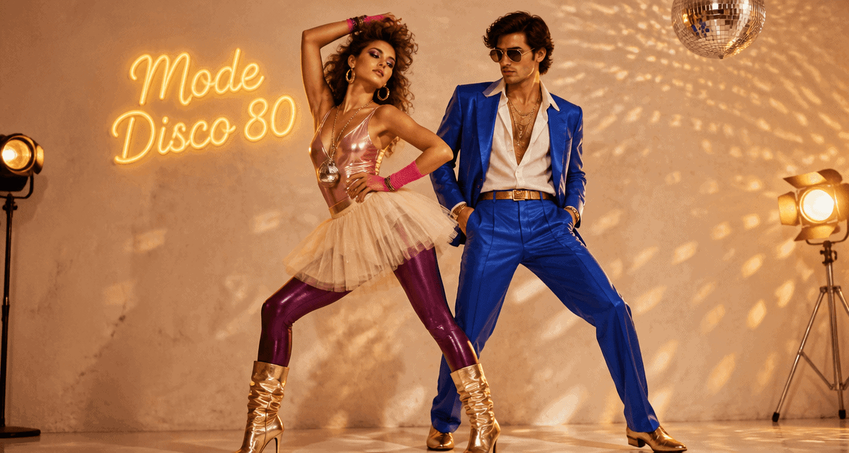 mode année 80 disco mannequins studio