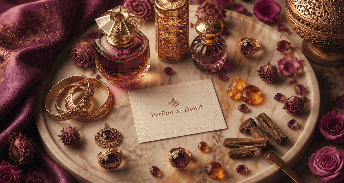 parfum de dubai plateau bijoux flacons
