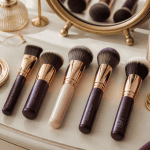quel pinceau pour fond de teint sur coiffeuse élégante