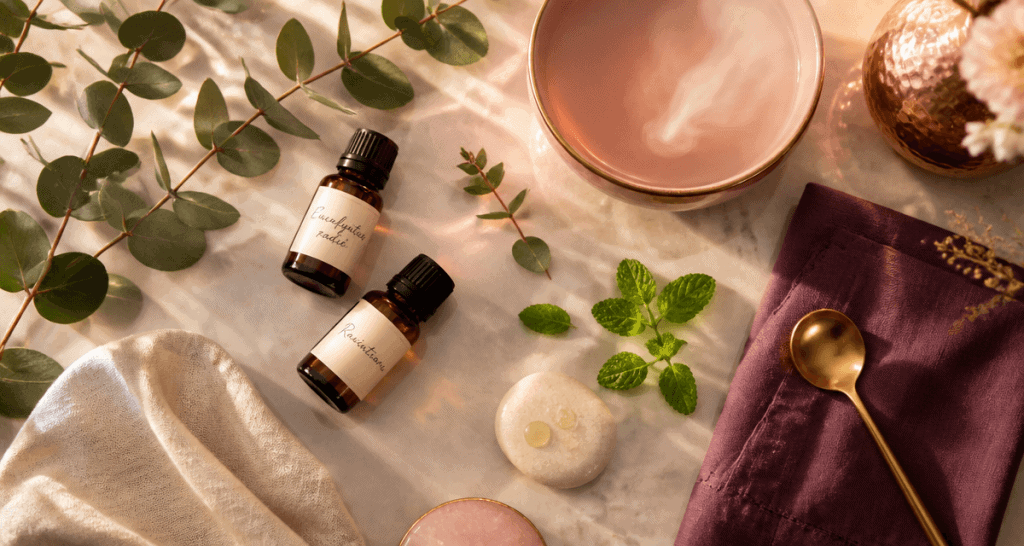 quelle huile essentielle pour déboucher le nez composition huiles eucalyptus menthe