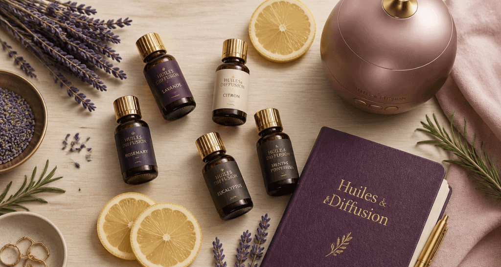 quelle huile essentielle pour diffuseur flacons et diffuseur sur table