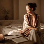 retraite spirituelle femme seule assise chambre