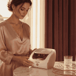 taux vibratoire biomètre Bovis femme élégante