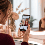 Test coloration cheveux avec photo sur smartphone