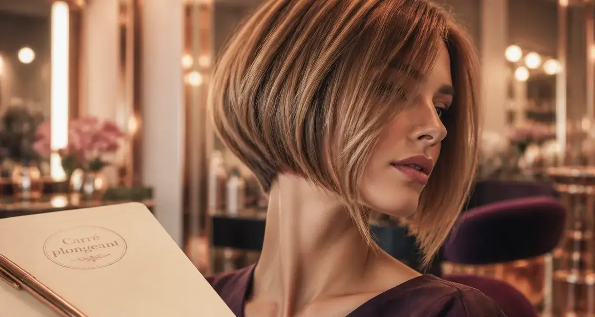 Carré plongeant cheveux fin, plus de volume visuel