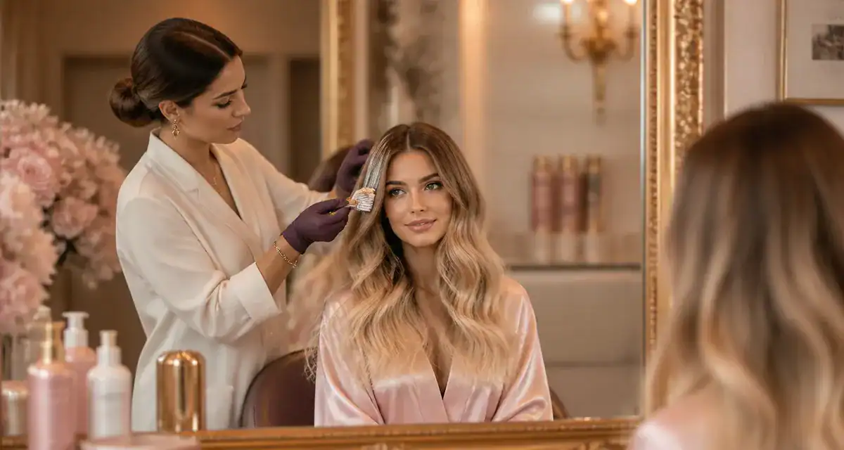 Combien de balayage pour devenir blonde, cheveux en transition salon