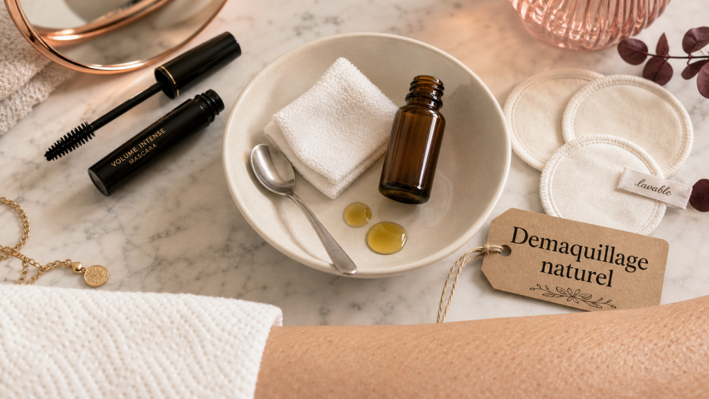 Comment se démaquiller sans démaquillant : huiles et astuces en salle de bain