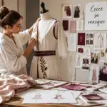 Créer sa marque de vetement jeune créatrice atelier