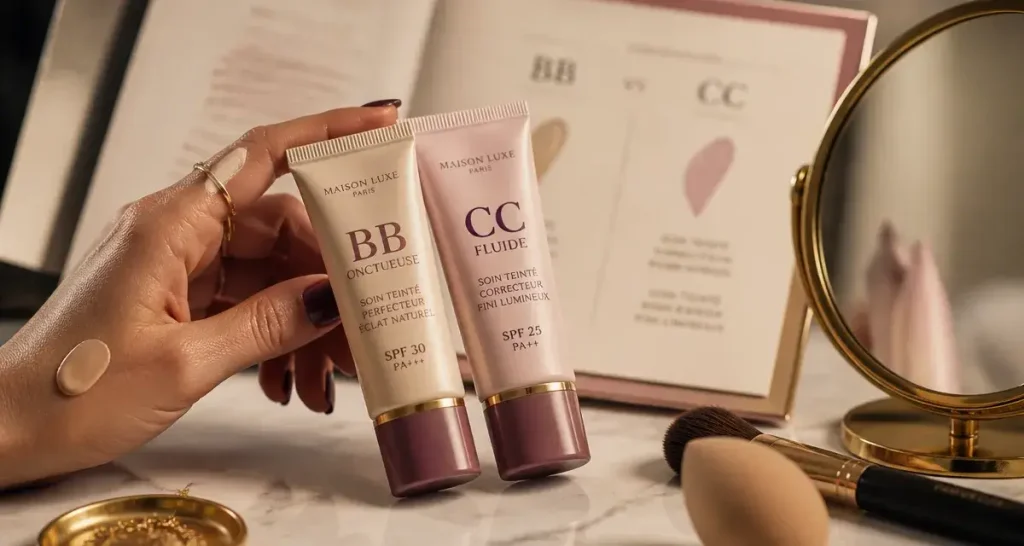 Différence bb et cc crème : BB ou CC pour corriger et unifier
