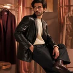 look homme 2025 blazer cuir oversize studio