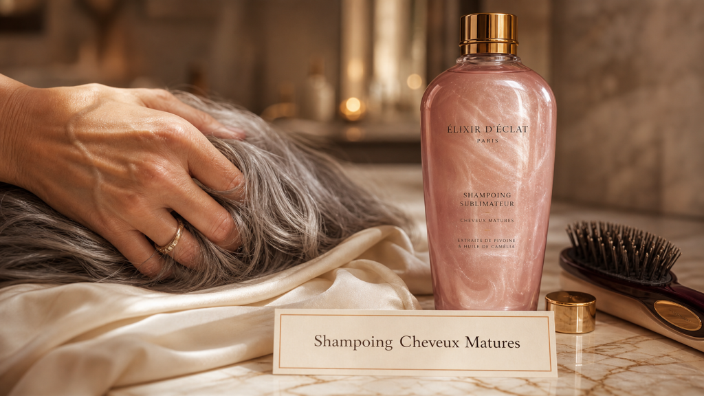 Meilleur shampoing pour cheveux matures : volume et densité