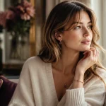 jeune femme chatain blonde lumière naturelle