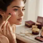 quel blush choisir femme applique blush rose gold