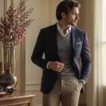 style bcbg homme blazer chemise flanelle