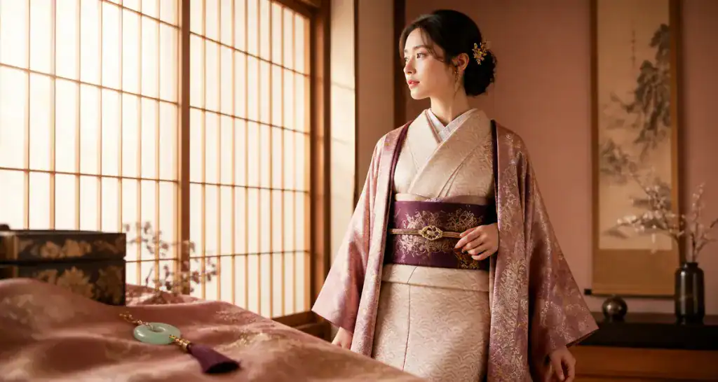 tenue japonaise femme kimono moderne