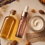 Bienfaits vitamine e pour la peau : huile, sérum et crème antioxydants