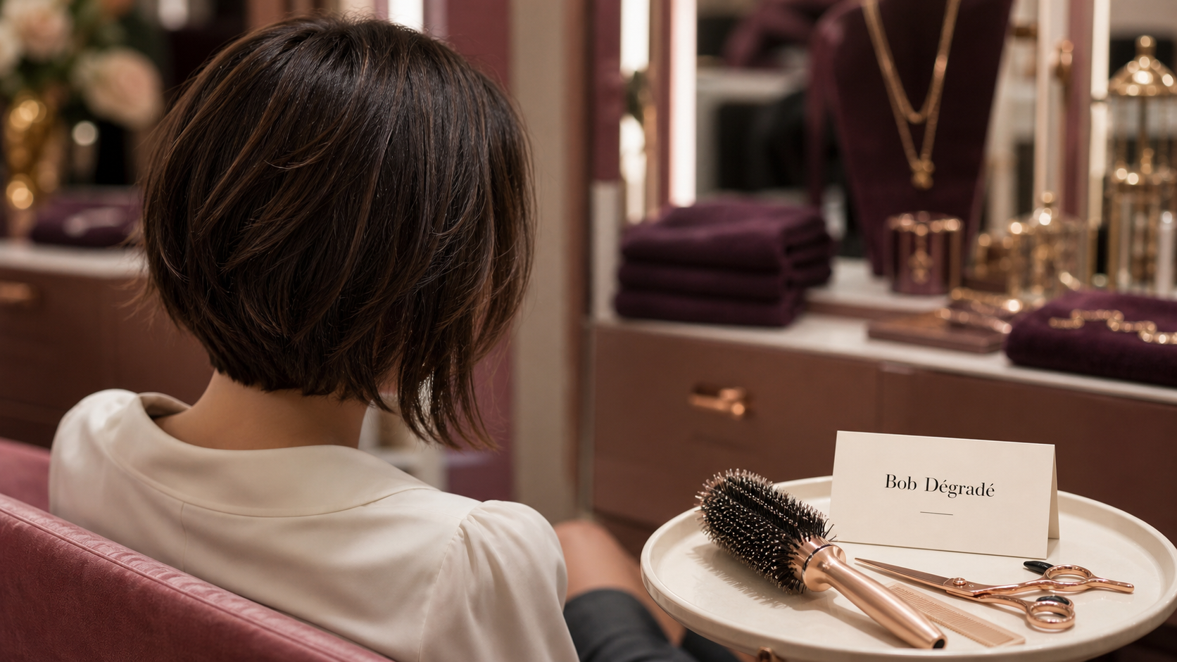 Coiffure bob dégradé : volume sans perdre la ligne du carré