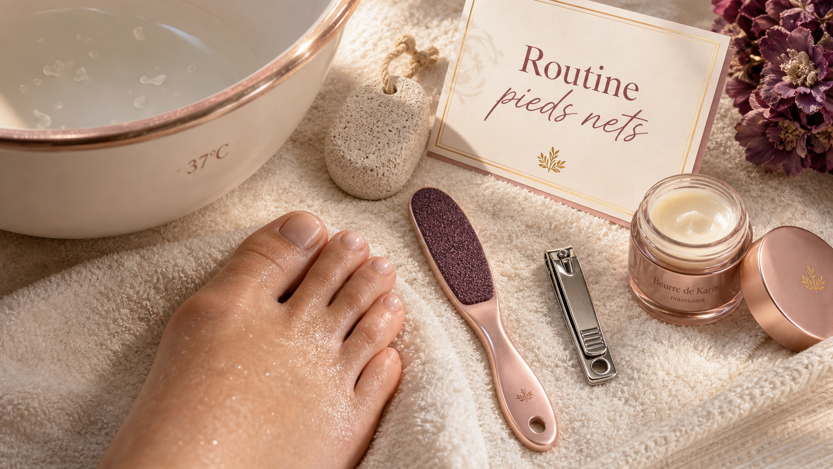 Comment avoir de beaux pieds : talons secs, callosités et ongles nets, routine pieds
