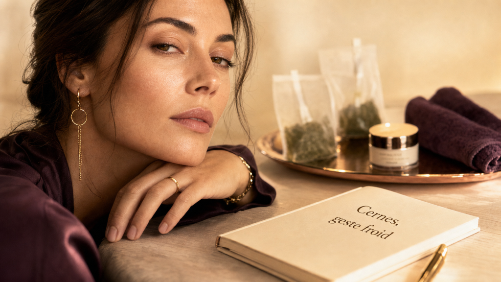Comment cacher ses cernes sans maquillage : thé vert froid et massage