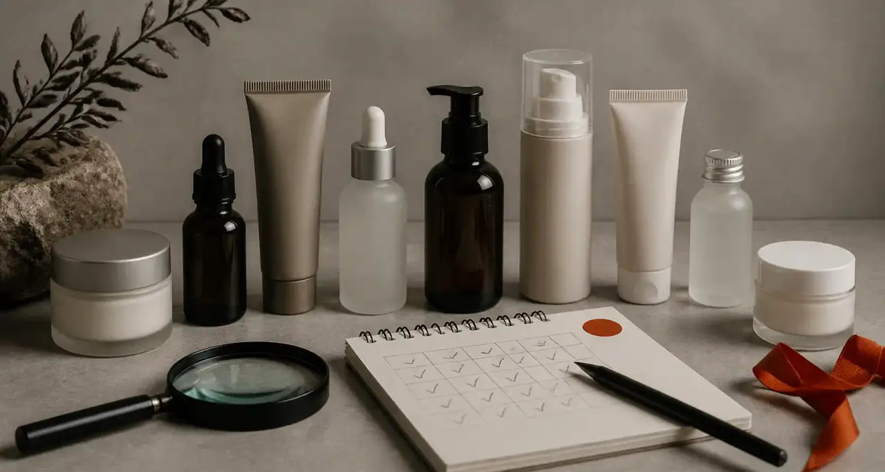 Comparatif de soins beauté : produits alignés pour une évaluation méthodique