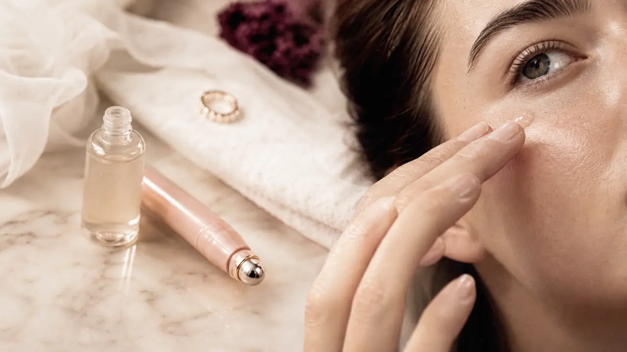 Meilleur contour des yeux à la caféine : roll-on, poches, cernes, 5% max
