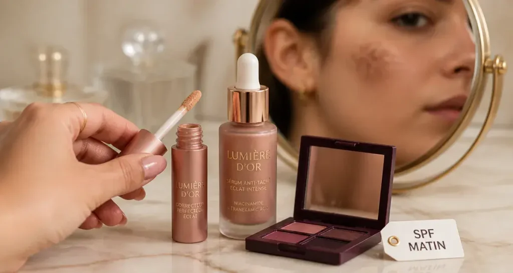 Meilleur correcteur tache brune : sérum et correcteur teinté contre taches brunes