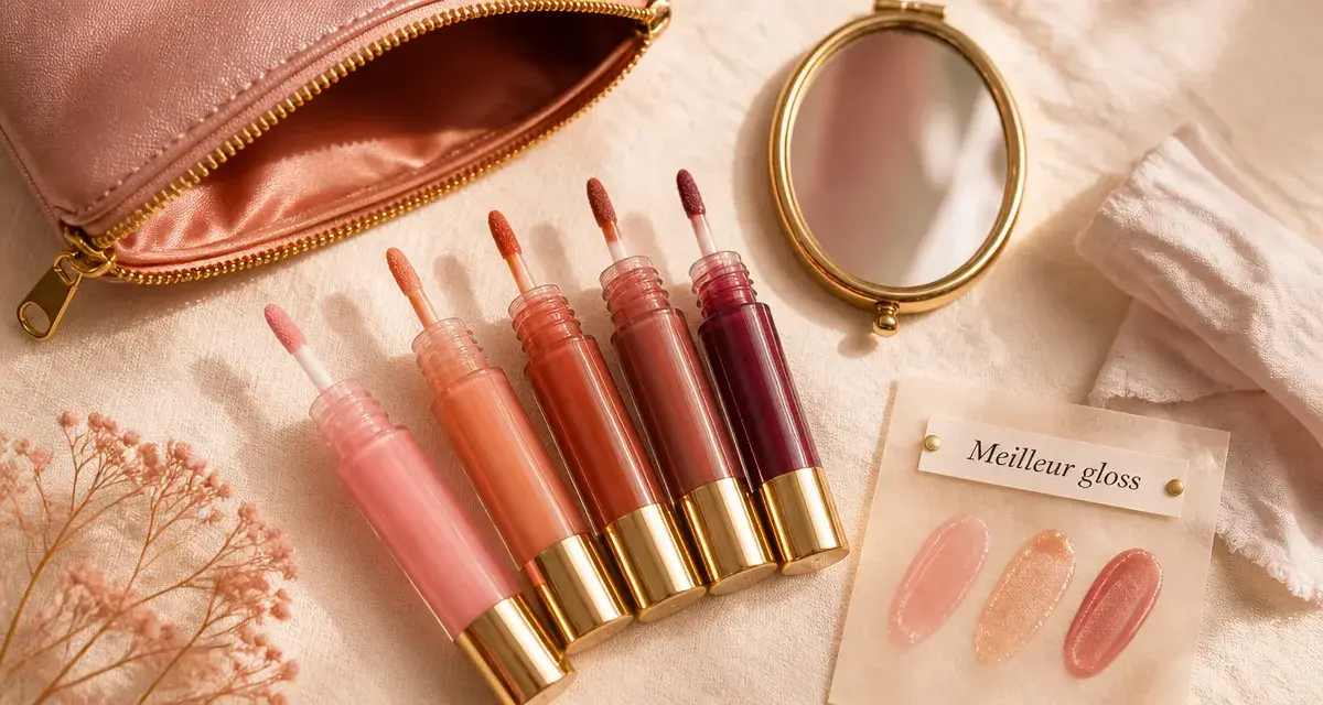 Meilleur gloss : brillance et hydratation, effet non collant, swatches de gloss