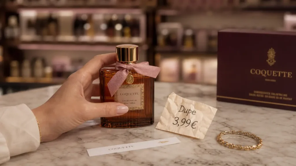 Parfum Lidl à 3,99 € : gammes Suddenly et G. Bellini, dupes célèbres et pièges à éviter