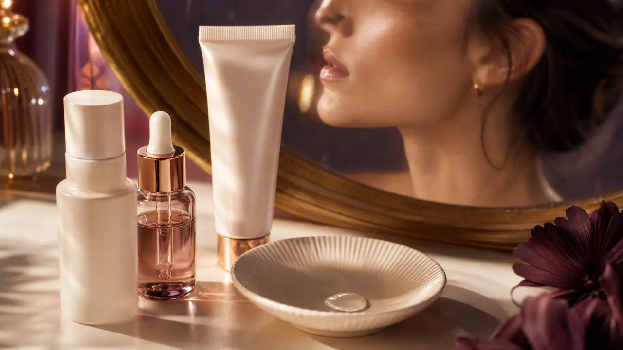 Retinol c’est quoi : sérum rétinol sur peau, flacon compte-gouttes