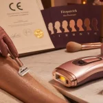 Appareil épilation définitive lumière IPL et phototype (femme rasant une jambe)