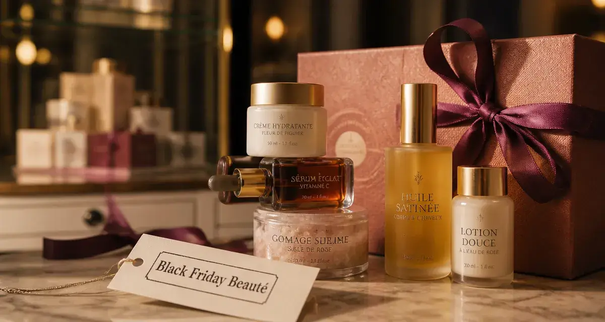 Black Friday soins corps et visage : coffret crème sérum gommage