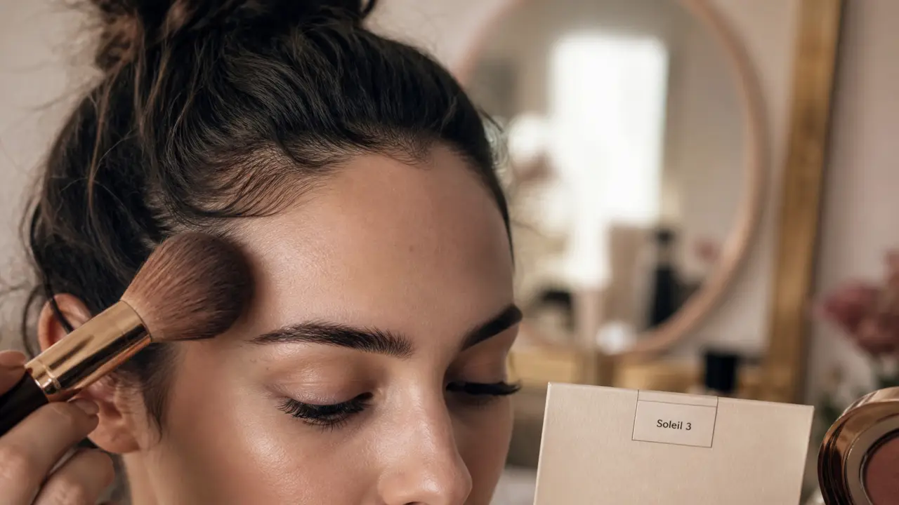 Où mettre le bronzer : application sur tempes et pommettes