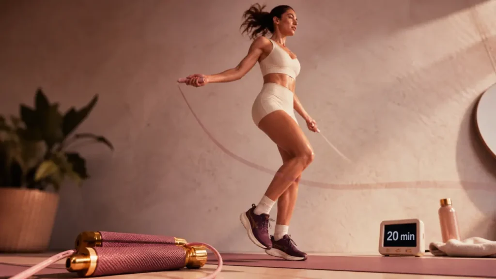 Perdre du poids avec la corde à sauter : jusqu’à 400 calories en 20 à 30 minutes