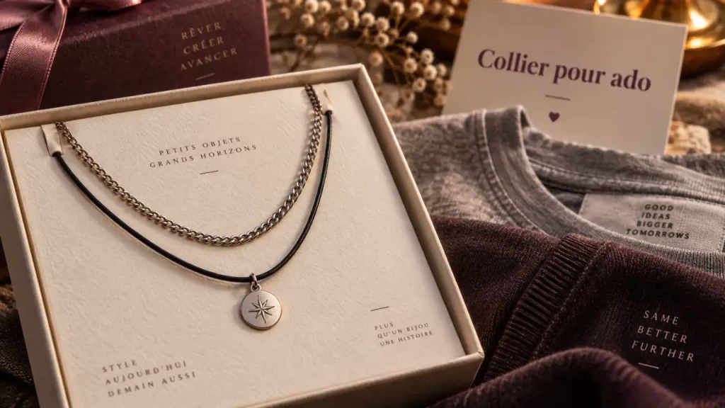 Quel collier pour ado garçon choisir : discret, robuste ou personnalisé ?