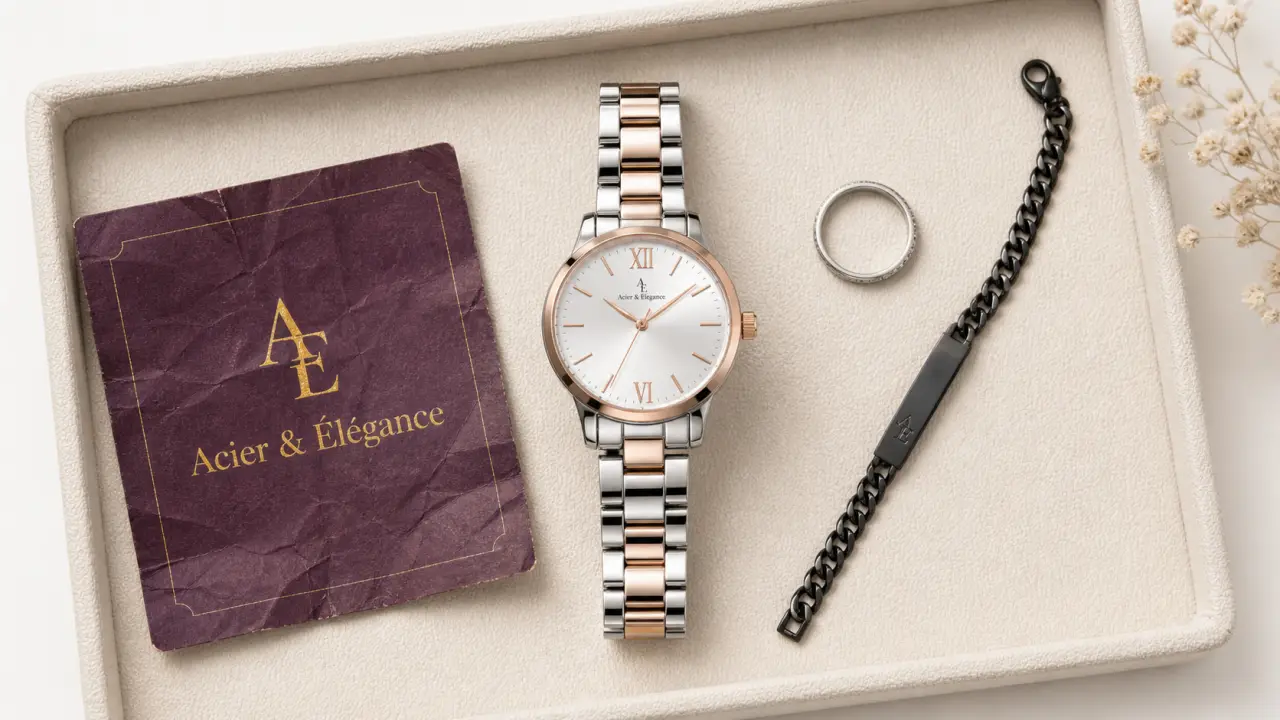 Montres bracelet acier femme : vue cadran et finition argent-or rose